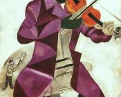 马克 夏加尔 : 绿色小提琴手